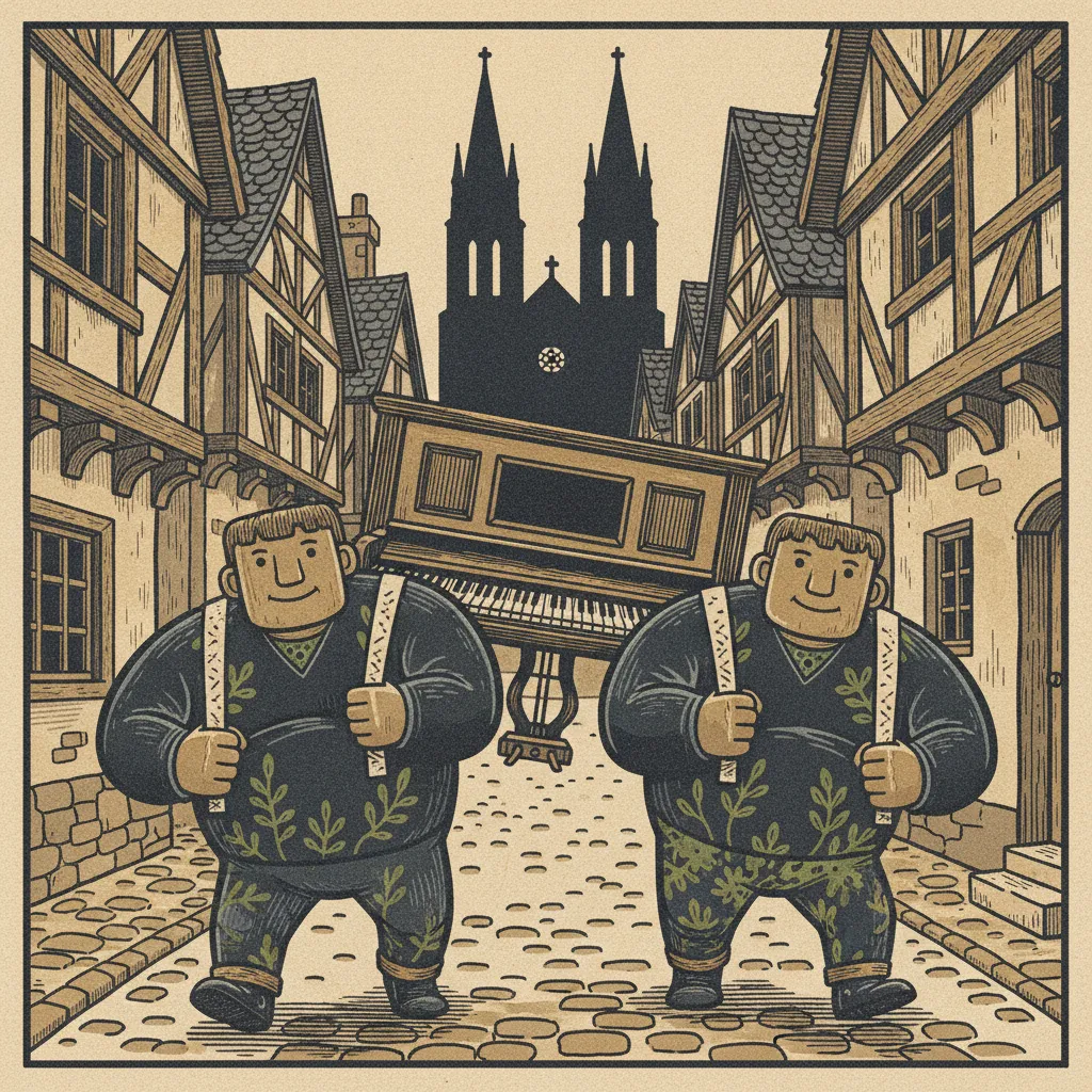 Klaviertransport in Worms – Beiladung Worms
